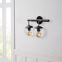 Opviq Gondol - 3012 Aplique de Pared Industrial Negro